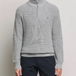 بافت نیم زیپ اورجینال گانت Gant Super Fine Lambswool Half-Zip Sweater 23340611