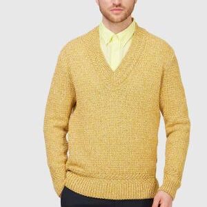 پلیور اسپرت اورجینال گانت GANT D1. TWISTED COLOR V-NECK 8040084