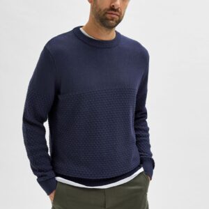پلیور اسپرت اورجینال سلکتد هوم SELECTED Homme SLHARTLEY KNIT CREW NECK 16081873