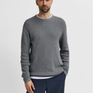 پلیور اسپرت اورجینال Selected Homme SLHROCKS LS Knit Crew Neck 16079776